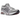 ASICS Gel-Kayano 14 White Pure Silver sneakers i sidoprofil med vit meshoupptill, silverfärgade detaljer och matchande skosnören