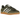 Adidas Gazelle Indoor Night Cargo sneakers i en stilren sidoprofil med olivengrön mockaöverdel och klassiska vita detaljer