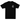 Anti Social Social Club Logo 2 Tshirt Black sneakers i framifrånvikt med svart bomull och vit logotyp