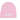 Corteiz Allstarz Folded Beanie Pink sneakers är inte denna produkt, detta är en rosa stickad mössa med vit broderad logotyp på framsidan