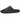 Yeezy Slide YZY YS-01 Black sneakers sedd från sidan med en minimalistisk design i helgjutet svart lättviktsskum med en distinkt räfflad sula
