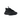 Nike React Vision Black Anthracite sneakers i sidoprofil med svart ovandel, vit sula och texturerade detaljer
