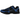 Nike Zoom Vomero 5 Black Court Blue sneakers i sidoprofil med svart meshovandel, blå detaljer och gummisula