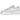 Nike Air Force 1 Low '07 Light Bone White sneakers i sidoprofil med vit läderöverdel, ljusgrå detaljer och klassisk snörning