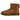 UGG Classic Mini II Boot Chestnut sneakers i sidoprofil, tillverkade i brunt mockaskinn med foder och tjock sula för bekvämlighet.