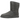 UGG Classic Short II Boot Grey sneakers sidovy med grå mockastövel, foder i fårskinn och en klassisk platt gummisula