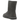 UGG Classic Short II Boot Grey sneakers sedda från sidan, tillverkade i klassisk grå mocka med UGG-logotyp på hälen och en mjuk innersula.