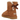 UGG Mini Bailey Bow II Chestnut sneakers i sidoprofil, tillverkade i kastanjebrunt mocka med den karaktäristiska rosetten på hälkappan