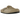 Birkenstock Boston Braided Suede Taupe sneakers från sidan med flätad remdetalj, ovandel i mocka och klassisk mellansula i kork
