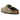 Birkenstock Boston Braided Suede Taupe sneakers i en sidoprofil som visar ovandelen i beige mocka med flätade detaljer och klassisk korksula.
