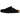 Birkenstock Boston Black Suede sneakers sedda från sidan i svart mocka med ikonisk korksula, metallspänne och rundad tå för en klassisk stil