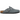 Birkenstock Boston Soft Footbed Suede Leather Basalt Gray Tonal sneakers sidoprofil av den grå mockaskon med klassiskt spänne och korksula.