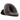 UGG Scuffette II Slipper Black Grey sneakers i sidoprofil med svart ovandel i mocka, grått foder och platt yttersula i gummi