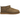 UGG Classic Ultra Mini Boot Antilope sneakers i vinklad profil som visar den bruna mockaöverdelen, det mjuka fodret och den platta gummisulan