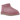 UGG Classic Ultra Mini Boot Dusty Orchid sneakers sidoprofil i mocka med lågt skaft, förstärkt häl och mjukt foder i en dammig lila nyans