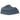 UGG Tazz Slipper Desert Blue sneakers i vinklad profil med blå ovandel i mocka, rundad tå och en karakteristisk hög plattformsula med brodyrdetaljer.