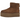 UGG Classic Mini Platform Boot Chestnut sneakers i vinklad vy med ovandel i kastanjebrunt mockaskinn och en distinkt platåsula