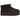 UGG Classic Ultra Mini Platform Boot Burnt Cedar sneakers i vinklad vy med ovandel i mocka, mörkbrun färg och kraftig platåsula