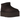 UGG Classic Ultra Mini Platform Boot Burnt Cedar sneakers i vinklad vy med ovandel i brunt mocka och den karaktäristiska tjocka plattformssulan.