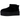 UGG Classic Ultra Mini Platform Boot Black sneakers i profil med ovandel i mocka, hög plattformsula och synliga sömmar längs kanten