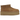 UGG Classic Ultra Mini Platform Boot Chestnut sneakers i vinklad vy med ovandel i kastanjebrun mocka och en grov platåsula
