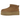 UGG Classic Ultra Mini Platform Boot Chestnut sneakers i vinklad profil med kastanjebrun mockaöverdel, foder i fuskpäls och en tjock platåsula.