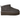 UGG Classic Ultra Mini Platform Boot Charcoal sneakers i en vinklad profilvy med grå mockaöverdel, förstärkt plattformssula och logotyp på hälen