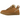 UGG Lowmel Chestnut sneakers sedda från sidan, utförda i brunt mocka med tjocka skosnören, vadderad krage och robust gummisula.