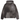 Stussy Beach Wave Dye Shell Black sneakers sedda från sidan med svart mönstrad ovandel, snörning och vit sula för en avslappnad stil