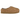 UGG Tasman Maxi Curly Slipper Chestnut sneakers i vinklad profil med brun lockig ovandel, vävt kantband och slitstark gummisula