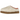 UGG Tasman Maxi Curly Slipper Natural sneakers i frontvy med lockig fårskinnspäls, UGG-logotyp på hälen och robust mellansula i slitstarkt material.