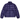 Stussy Midweight Puffer Iris sneakers i frontvy, med vadderad design i en djuplila färg och ikonisk Stussy logotyp-detalj på bröstet.