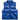 Stussy Micro Ripstrop Down Vest Royal sneakers visas framifrån i kungsblått ripstop-material med dragkedja och tydlig Stussy-logotyp