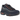 Nike Air Max 95 Logo Navy Orange sneakers i sidoprofil med marinblå ovandel, orange detaljer och synliga Air units i sulan
