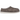 UGG Tasman Shaggy Suede Slipper Smoke Plume sneakers i vinkel med rökfärgad mocka, flätad kant och mjukt foder