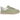 UGG Lowmel Lo Muted Brass sneakers i sidoprofil med ovandel i beige mocka, vadderad plös, breda skosnören och tålig yttersula i gummi.