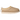UGG Tasman Biarritz Slipper Mustard Seed sneakers i vinklad profil med ovandel i mocka, broderad kant och kraftig platåsula i gummi