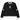 Stussy Alpine Sweater Black sneakers frontvy av den svarta stickade tröjan med långärmad passform och diskret logotyp på bröstet