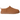 UGG Classic Micro Chestnut sneakers i en vinklad vy som visar den ikoniska ovandelen i mocka i den klassiska kastanjebruna nyansen.
