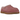 UGG Tasman II Slipper Pink Dawn sneakers sedd från sidan med rosa mockaöverdel, slip-on-design och klassisk flätad kant
