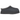 UGG Tazz II Slipper Obsidian sneakers i profil, visar ovandel i svart mocka, flätad broderad kantdetalj och en tjock platåsula.