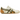 Onitsuka Tiger Runspark Beige Olive Green Mustard Yellow sneakers i sidoprofil med mockapaneler, olivengrön formstrip och gul gummisula