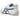 Onitsuka Tiger Mexico 66 White Blue Red sneakers sidoprofil med ovandel i vitt läder, ikoniska blå och röda ränder samt platt gummisula