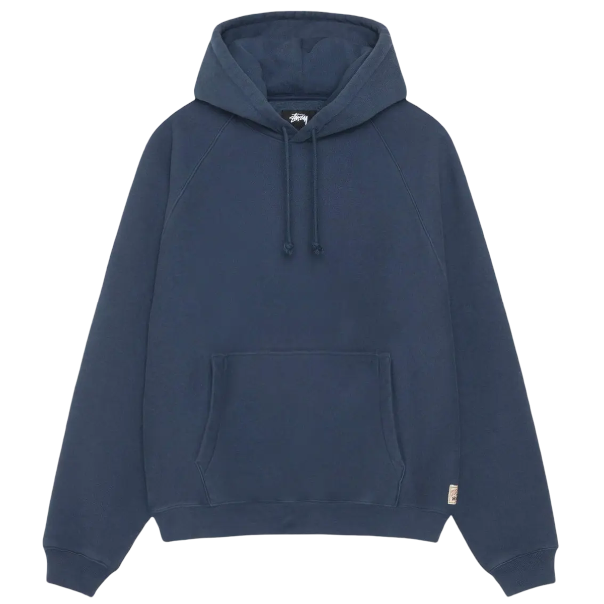 Stussy Fleece Raglan Hoodie Navy (Express) – Nordicsneakers SE