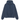 Stussy Fleece Raglan Hoodie Navy sneakers framifrån av marinblå fleecetröja med raglanärmar, muddar och tydlig Stussy-logotyp på bröstet