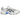 Asics Gel-1130 Tuna Blue sneakers i vinklad profil med blå mesh-ovandel, silverfärgade detaljer och vit mellansula med synlig Gel-dämpning.