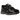 Asics Gel-NYC Graphite Grey Black sneakers i en vinklad vy med grå mesh-ovandel, svarta läderdetaljer och en stötdämpande mellansula