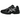 Asics Gel-1130 Black Glacier Grey sneakers sedda från sidan med svart mesh, gråa läderdetaljer, ikoniska ränder och bekväm Gel-mellansula.