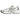 Asics Gel-1130 White Pure Silver sneakers i en vinklad profilvy med vit ovandel, silverfärgade detaljer och en klassisk sula