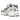 Asics Gel-1130 White Pure Silver sneakers i sidoprofil med vita meshdetaljer, silverfärgade detaljer och en stödjande yttersula
